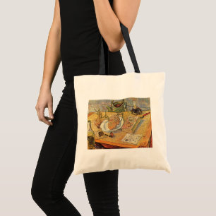 Bolso De Tela Vincent van Gogh - Naturaleza muerta con tablero d