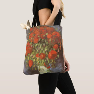 Bolso De Tela Vincent van Gogh Naturaleza Muerta Jarrón con Amap