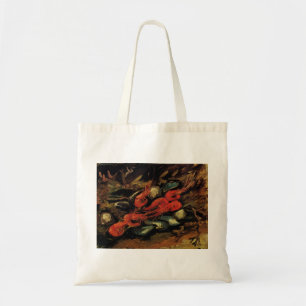 Bolso De Tela Vincent van Gogh - Naturaleza muerta mejillones y 
