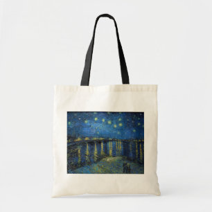 Bolso De Tela Vincent van Gogh - Noche estrellada sobre el Ródan