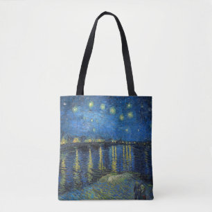 Bolso De Tela Vincent van Gogh - Noche estrellada sobre el Ródan
