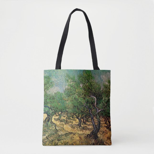 Bolso De Tela Vincent van Gogh - Olivar (Anverso)