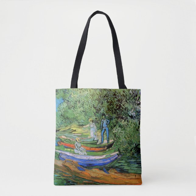 Bolso De Tela Vincent van Gogh - Orilla del Oise en Auvers (Anverso)