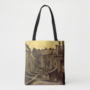 Bolso De Tela Vincent van Gogh, patios traseros de Casas Antigua