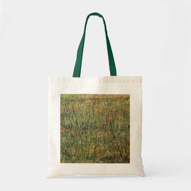 Bolso De Tela Vincent van Gogh - Pradera en Flor (Frente)