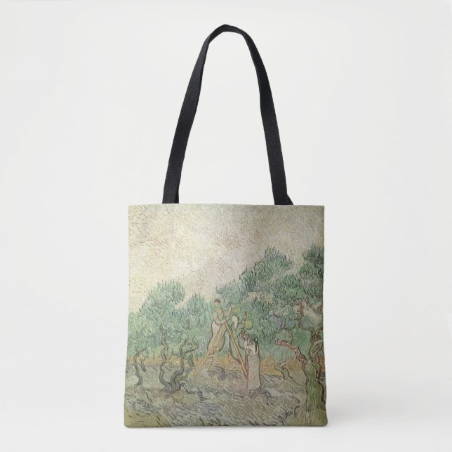 Bolso De Tela Vincent van Gogh - Recolección de aceitunas (Anverso)