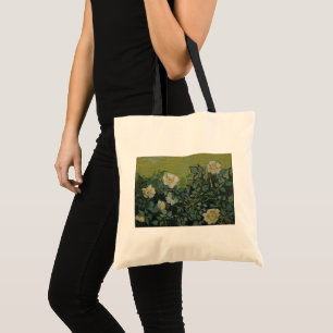 Bolso De Tela Vincent van Gogh - Rosas silvestres