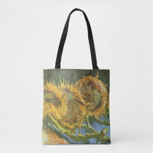 Bolso De Tela Vincent van Gogh - Still Life: Cuatro girasoles co