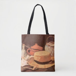 Bolso De Tela Vincent van Gogh - Still Life w Yellow Straw Gorra