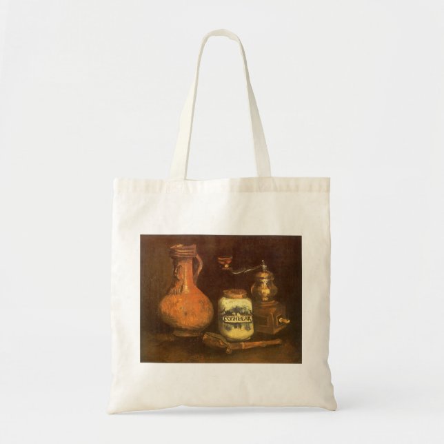 Bolso De Tela Vincent van Gogh - Still Life with Coffee Mill (Frente)
