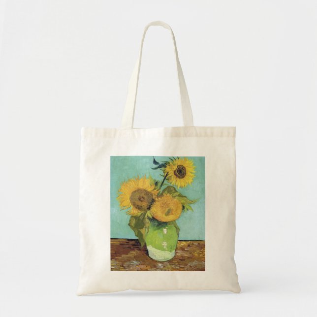 Bolso De Tela Vincent Van Gogh - Sunflowers (Frente)