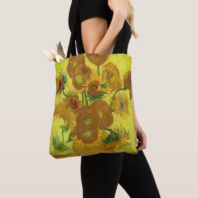 Bolso De Tela Vincent Van Gogh Sunflowers Tote Bag (Detalle)