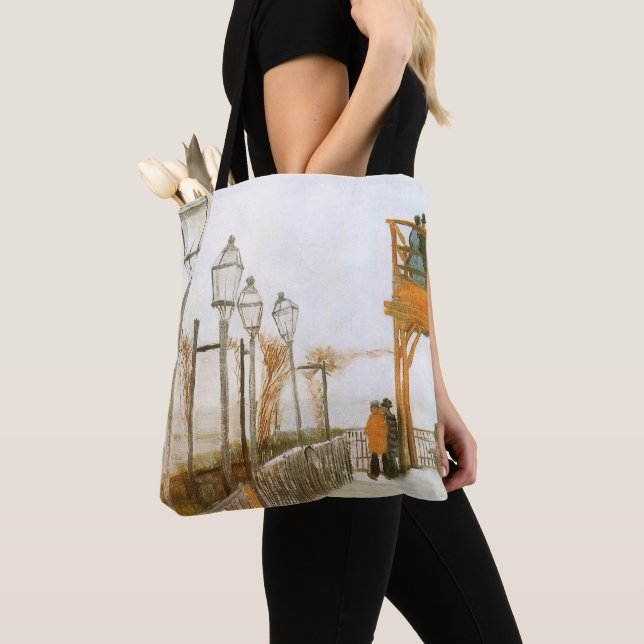 Bolso De Tela Vincent van Gogh - Terraza y zona de observación (Detalle)