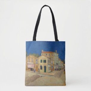 Bolso De Tela Vincent van Gogh - The Yellow House / The Street