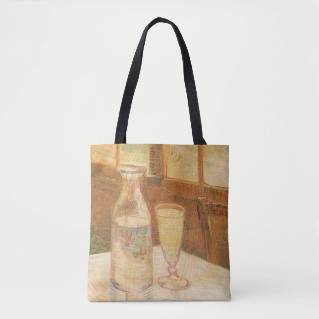 Bolso De Tela Vincent van Gogh - Todavía la vida con Absinthe (Anverso)