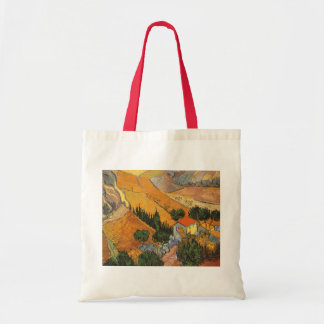 Bolso De Tela Vincent van Gogh - Valle con labrador