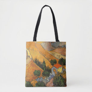 Bolso De Tela Vincent van Gogh - Valle con Plowman