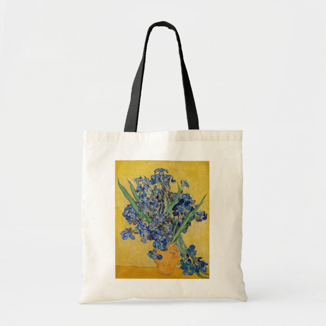 Bolso De Tela Vincent van Gogh - Vase con irlandeses (Frente)