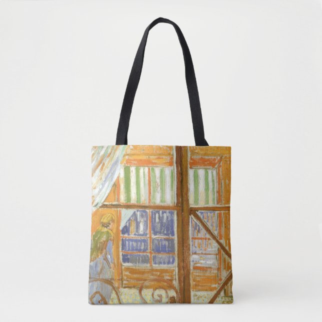 Bolso De Tela Vincent van Gogh - Ventana de una Carnicería (Anverso)