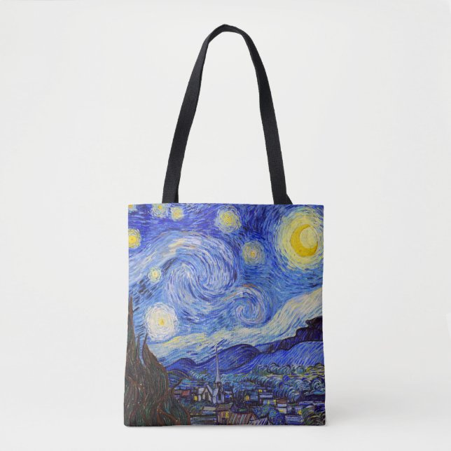 Bolso De Tela Vincent Willem van Gogh , “ Starry Night ” (Anverso)