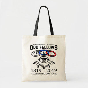 Bolso De Tela Vínculos de las personas impares y aniversario de
