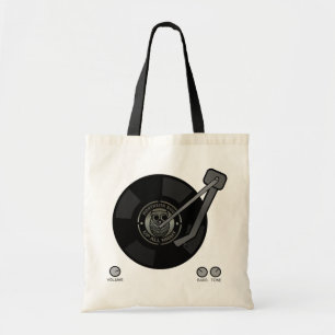 Bolso De Tela Vinilo septentrional del alma en placa giratoria