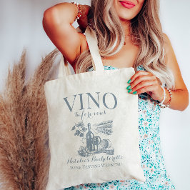 Bolso De Tela Vino antes de Vows Bach Personalizado Bodega Bache