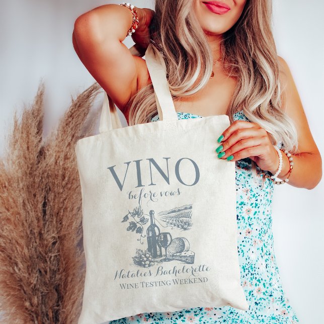 Bolso De Tela Vino antes de Vows Bach Personalizado Bodega Bache (Subido por el creador)