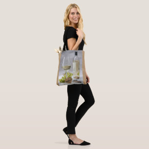 Bolso De Tela Vino Sommelier Vine Lover Botella de uva Diseño