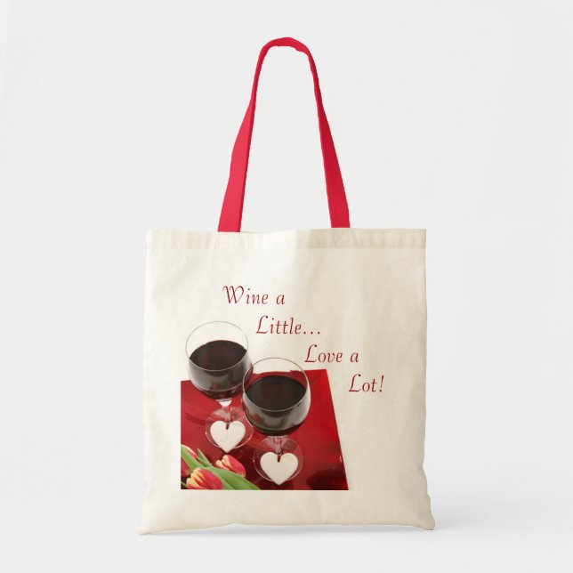 Bolso De Tela Vino un poco... ¡Me encanta mucho!  (Frente)