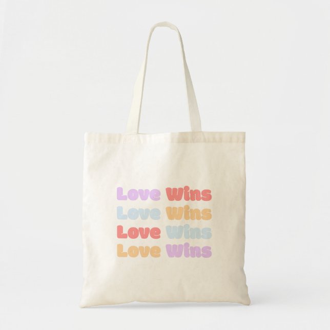 Bolso De Tela Vinos de amor (Frente)