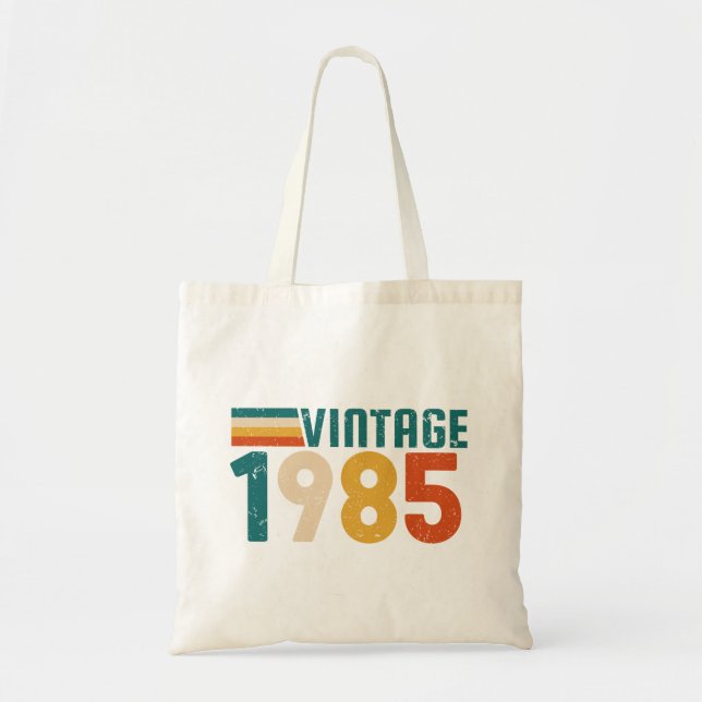 BOLSO DE TELA VINTAGE 1985 (Frente)