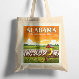 Bolso De Tela Vintage Alabama