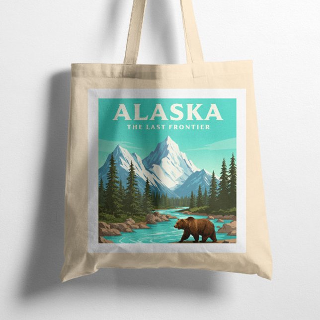 Bolso De Tela Vintage Alaska (Subido por el creador)