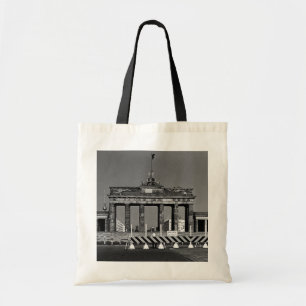 Bolso De Tela Vintage Alemania Berlín Brandenburgo Puerta 1970