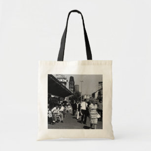 Bolso De Tela Vintage Alemania Berlín kurfürstendamm avenue 1970