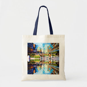 Bolso De Tela Vintage Alemania Munich Towngate Karistor