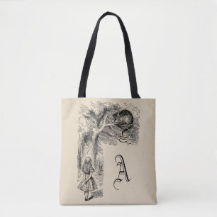 Bolso De Tela Vintage Alicia en el País de las Maravillas, Gato