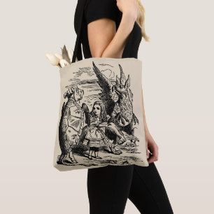 Bolso De Tela Vintage Alicia en el País de las Maravillas, Grifo