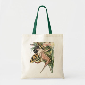 Bolso De Tela Vintage Art Nouveau Butterfly