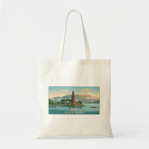 Bolso De Tela Vintage Bali Ulun Danu Beratan Templo del Lago Via