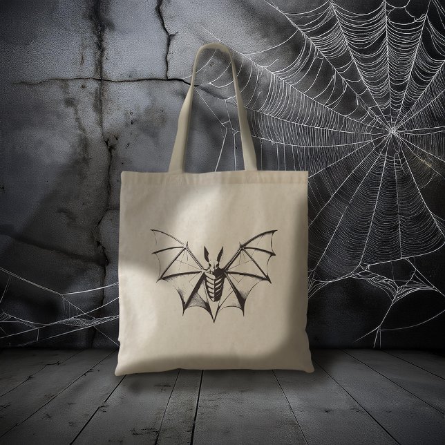 Bolso De Tela Vintage Bat Halloween (Subido por el creador)