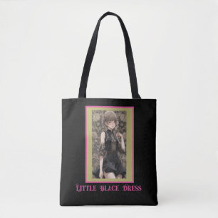 Bolso De Tela Vintage Black Vress Glamour LBD