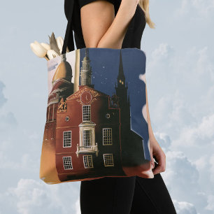 Bolso De Tela Vintage Boston, Massachusetts Cabalgata de Paul Re