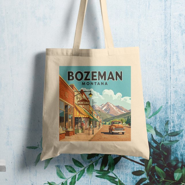 Bolso De Tela Vintage Bozeman Montana (Subido por el creador)