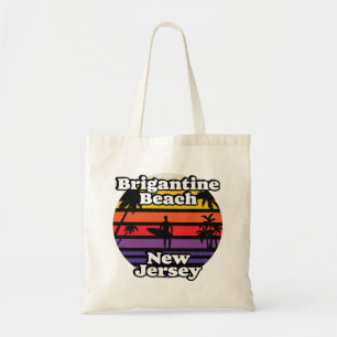 Bolso De Tela Vintage Brigantine Beach New Jersey