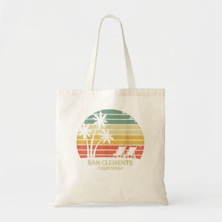 Bolso De Tela Vintage California San Clemente Beach T Shirt Guay