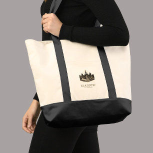 Bolso De Tela Vintage City Chambers