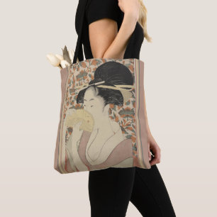 Bolso De Tela Vintage con peine de pelo de tortuga
