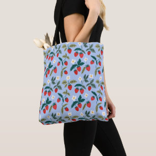Bolso De Tela Vintage Cottagecore Strawberry Pattern